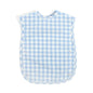 Fashion Plaid Waterproof Cotton Bib for Infants and Kids