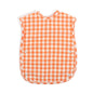 Fashion Plaid Waterproof Cotton Bib for Infants and Kids